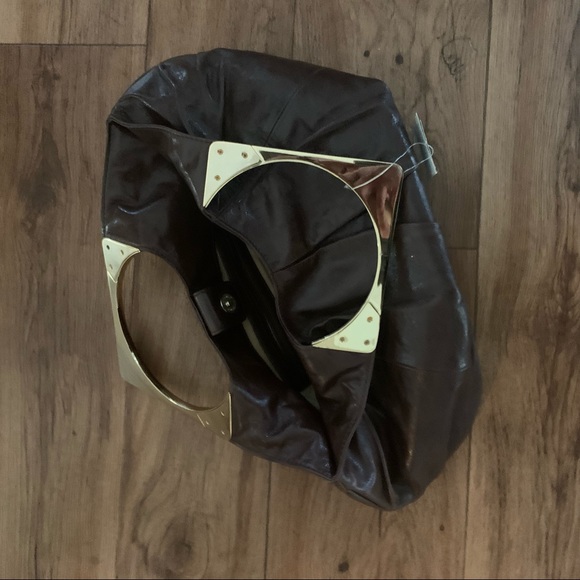 Liz Claiborne Vintage Rare Brown Leather Bag - Picture 10 of 10